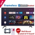 TCL 32S65A,32 Inch FRAMELESS SMART ANDROID TV Bluetooth Icast TELEVISION +GUARD+BRACKET