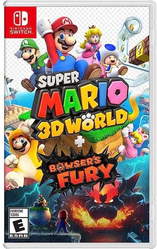 Get Super Mario 3D World Bros. Fury Video Game, Compatible With Nintendo Switch - Multicolor with best offers | Raneen.com