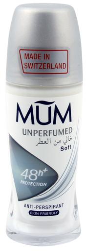 Mum Unperfumed Deodorant Roll On 24H 50ml