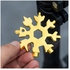 18-in-1 Snowflake Multi-Purpose Snow Window Tool – SPS10 /Gold Color