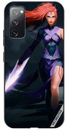 Protective Case Cover For Samsung Galaxy S20 FE 5G Anti-Mage Lady Dota 2 Design Multicolour