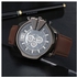Sanwood Specifications:<br />Delicate in design, fashion in style.<br />Big dial, faux leather band and stainless steel case make it very cool.<br />It is a perfect daily accessory for men on various occassions.<br /><br />Type: