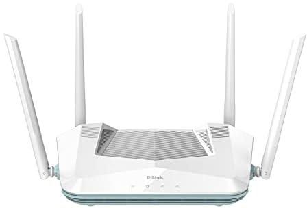 D-Link Eagle Pro Ai WiFi 6 Smart Internet Router (AX3200) - Optimized for Gaming & Streaming, Compatible with Alexa and Google, AX3200 (R32)