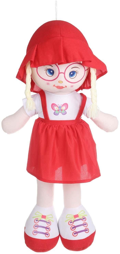 Get Fiber Doll Toy with A Bramble, 80 cm, 585 g - Red with best offers | Raneen.com