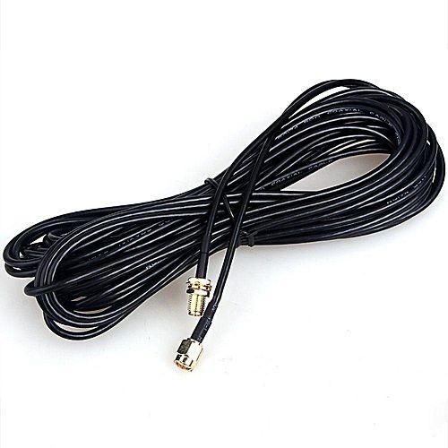 NEW 9M 30FT Black Antenna Extension Wifi Router RP-SMA SMA TV Cord Cable 
