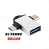 OTG Adapter 2 In 1 (USB 3.0) Female To (Micro) And (Type C) Male - Silver