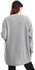 Andora Buttons Down Closure V-Neck Knitted Cardigan - Light Grey