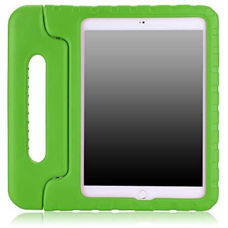 جراب MoKo مناسب لجهاز iPad Air 2 - جراب أطفال مقاوم للصدمات قابل للطي خفيف الوزن فائق واقٍ مناسب لجهاز iPad Air 2 مقاس 9.7 بوصات إصدار 2014 (غير مناسب لأجهزة iPad Air إصدار 2013)، أخضر