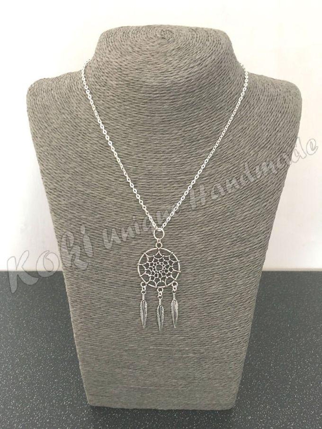 Koki Unique Handmade Dream Catcher Pendant Chain Necklace