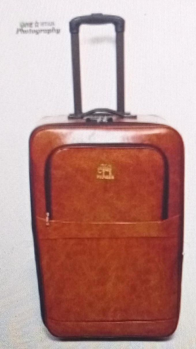 Pioneer PU Leather travel suitcase-Brown