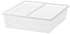 GIMSE Bed storage box, white