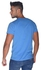 Creo Teddy Bear Pug Life Round Neck T-Shirt For Men - S, Blue
