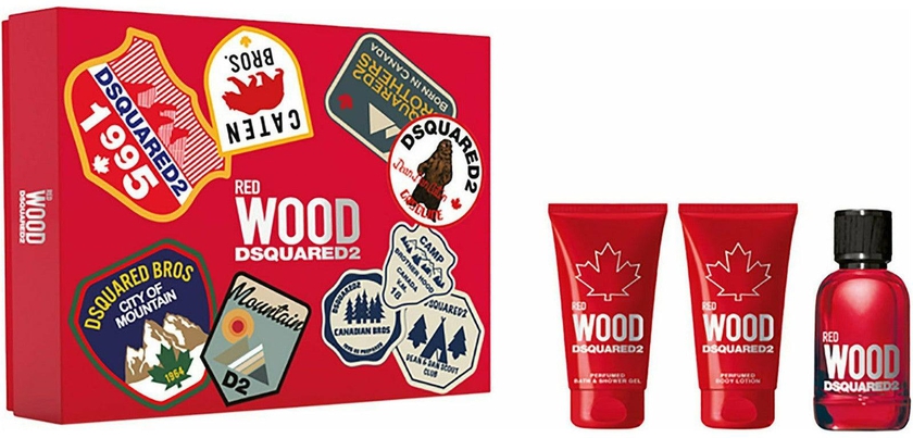 Dsquared² Wood Red Pour Femme Gift Set For Women