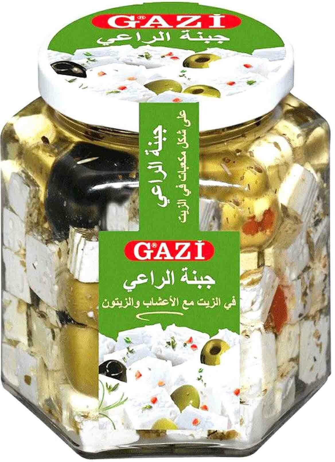 Gazi Soft Cheese Cubes In Oil With Herb 300g