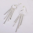 silver plated long drop & dangle earrings fashion ladies ear rings