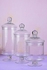 Altan Set 3 Pcs- Candy And Biscuit Glass Jar With Lid