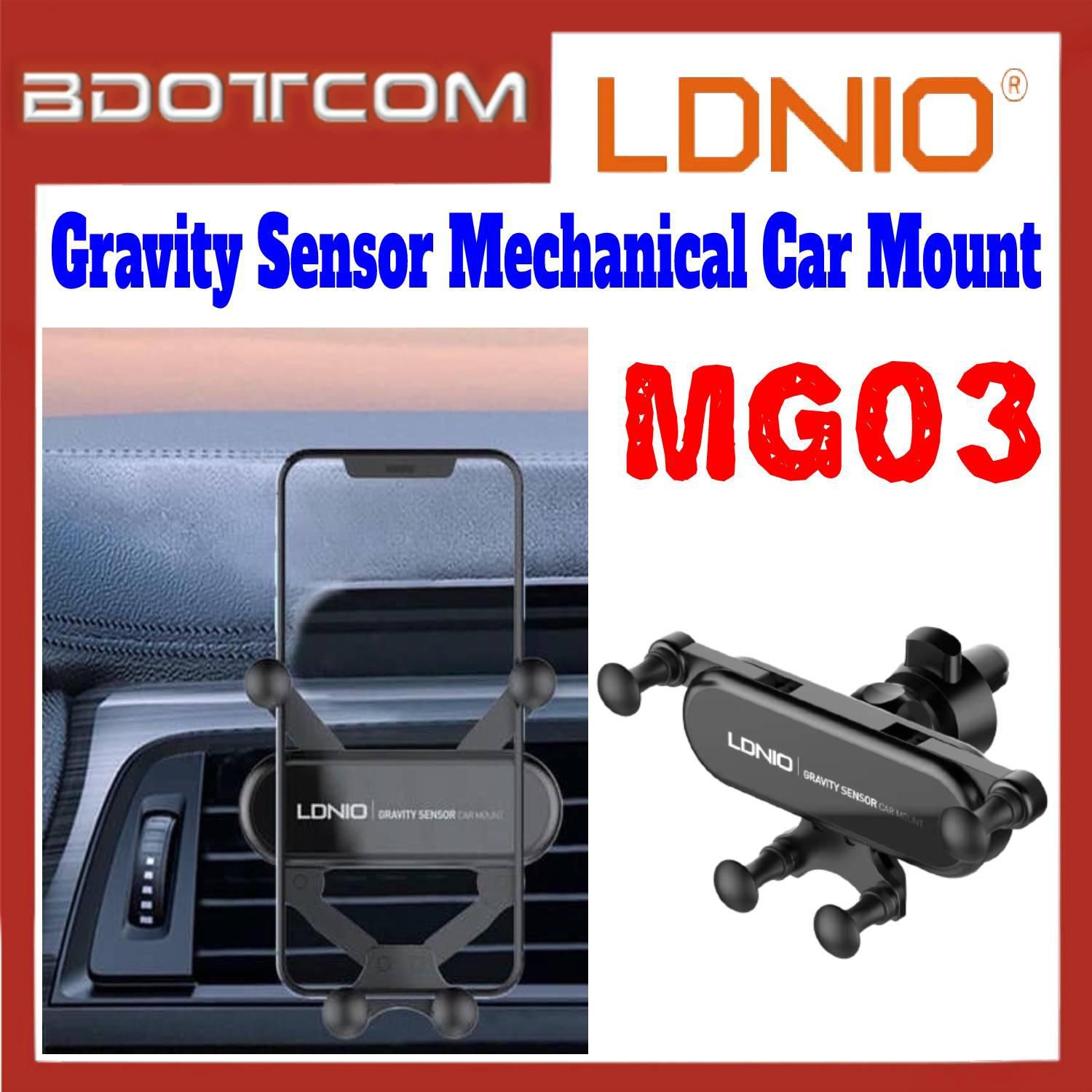 LDNIO MG03 Gravity Sensor Mechanical Air Vent Car Mount Phone Holder