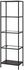 وحدة رفوف، أسود-بني, زجاج، ‎51x175 سم‏