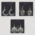 Set Of 3 Earrings (The Lady Earrings, Ancient Wind Earrings & Crescent Moon Earrings)