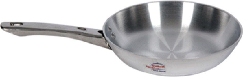 Nouval Lux Aluminum Frying Pan With Stainless Steel  Handle 24 Cm