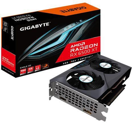 Gigabyte Radeon RX 6500 XT EAGLE 4G – GDDR6 – AMD – Graphic Card