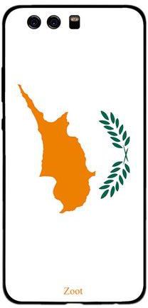 غطاء حماية واقٍ لهاتف هواوي P10 بلس بلون علم قبرص