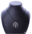 Fashion Tree of life Pendant black corded Necklace