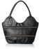 Del Mano Hobo with Woven Chain Detail Shoulder Bag Black One Size