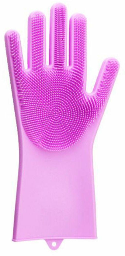 Generic - Pair Of Dishwashing Gloves Pink 30Centimeter