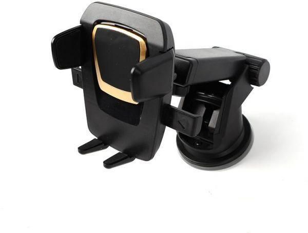 Easy One Touch 3 Car Mount Universal Phone Holder for Apple iPhone 7/8 Plus and Samsung Galaxy  S7 Edge Note 8 Huawei - Gold