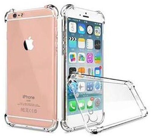 Silicone Back Cover For IPhone 6 / IPhone 6S - Transparent - 0- Anti Shock