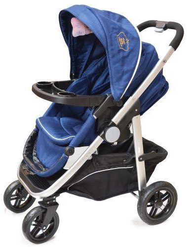 Fashion Foldable Baby Stroller/ pram/push chair/ buggy - Blue