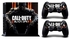 مجموعة ملصقات بطبعة من "Call Of Duty" لجهاز بلايستيشن 4 وذراعي التحكم من 4 قطع