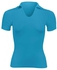Silvy Carla Polo T-Shirt For Women - Turquoise, 2 X Large