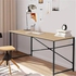 Desk, 120 cm, Beige / Black - H01147