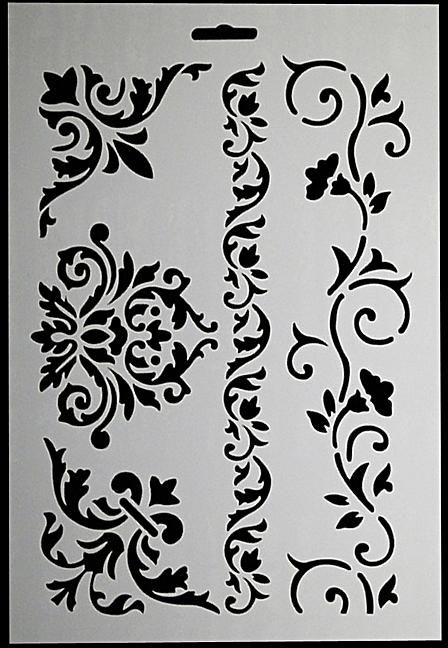 DIY Plastic Reusable Template Stencil Spray Painting Mold Wall Furniture Decor
