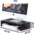 Modern Home Laptop & Monitor Stand - 60×30×15 CM - Black