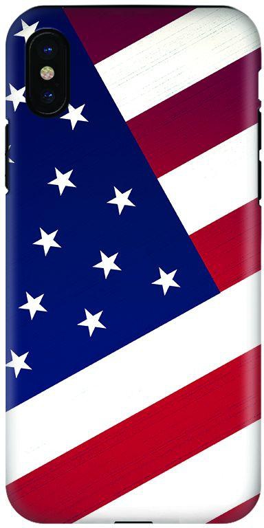 Stylizedd Apple iPhone X (iPhone 10) Dual Layer Tough Case Cover Matte Finish - Flag Of US