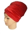 Fashion Ladies Velvet Turban Scarf- Red