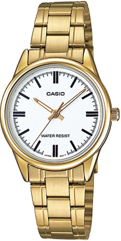 Casio Womens Stainless Steel Band Watch -  LTP-V005G-7A