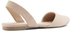 Call It Spring Pippen Almond Toe Faux Leather Sandals for Women - Beige, 10