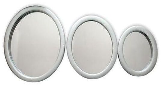 Wall Decor Circle Mirrors (3 Piece Set) - Silver