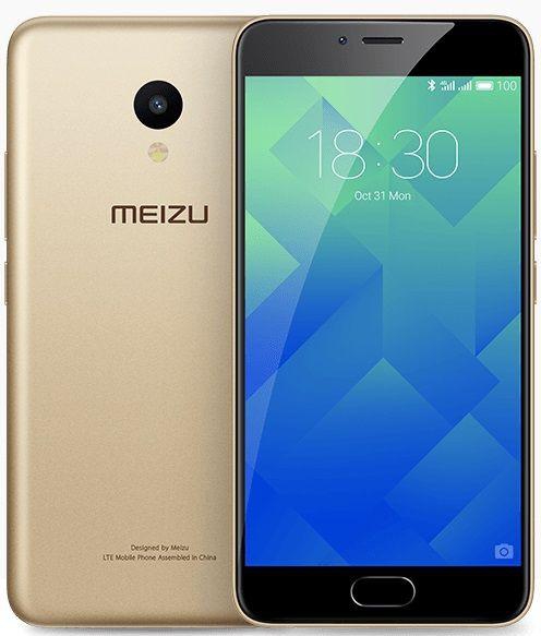 Meizu M5 Dual Sim - 16GB, 2GB RAM, 4G LTE, Champagne Gold