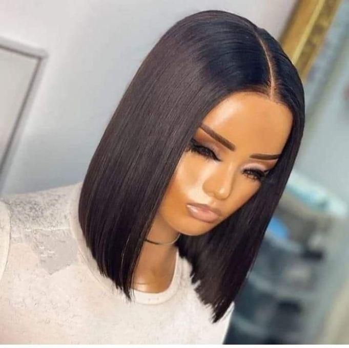 Straight Hair Wig With 4x4 T Closure.