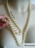 RA accessories Women Elegant Necklace Of Off White Pearls - Long