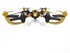 Yizhan YZ-X4 Stylish 4 CH Aircraft 6 Axis Gyro Helicopter 2.4GHz LCD Remote Control RC Quadcopter 3D Flip Flying Function Gold