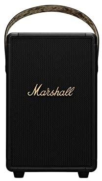 Marshall Tufton Bluetooth Speaker, Black & Brass, wireless