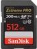 سانديسك – كارت ذاكرة اكستريم برو اس دي UHS I 512 جيجابايت أسود SDSDXXD-512G-GN4IN