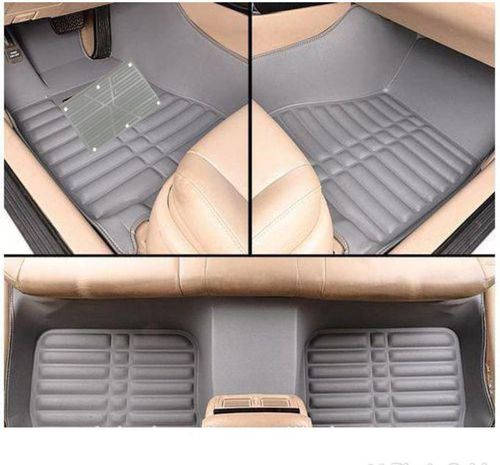 Car Foot Mat/Customize Leather Carpet/Car Floor Mat Grey(Ash