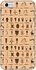 Stylizedd  Apple iPhone 6 Premium Slim Snap case cover Gloss Finish - Tribal Hieroglyphics  I6-S-272